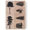 6 Pack: Trees Wood Stamp Set by Recollections™